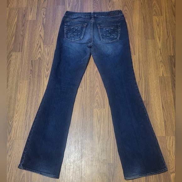 Silver Jeans Aiko Women’s Bootcut Blue Denim Stretch Mid Rise W28 L33 B43 - Picture 6 of 9